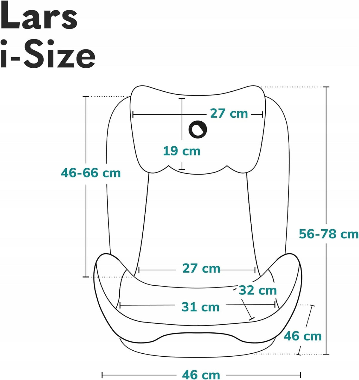 LIONELO Lars i-Size Autokindersitz Gruppe 2 und 3