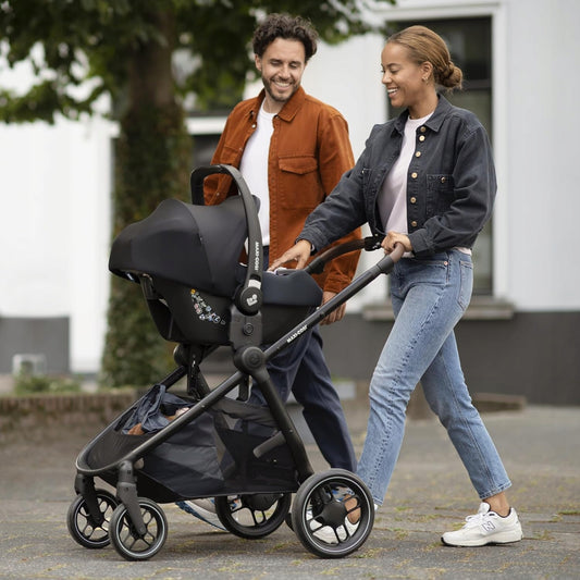 MAXI-COSI Adapter Kinderwagen ADORRA LEONA OXFORD LILA NOVA Babyschale PEBBLE CORAL – Produktbild 2