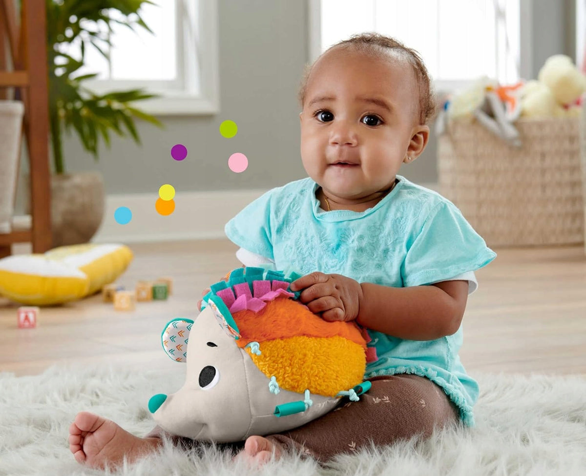 FISHER-PRICE HBP42 Sensorischer Igel, Kuscheltier