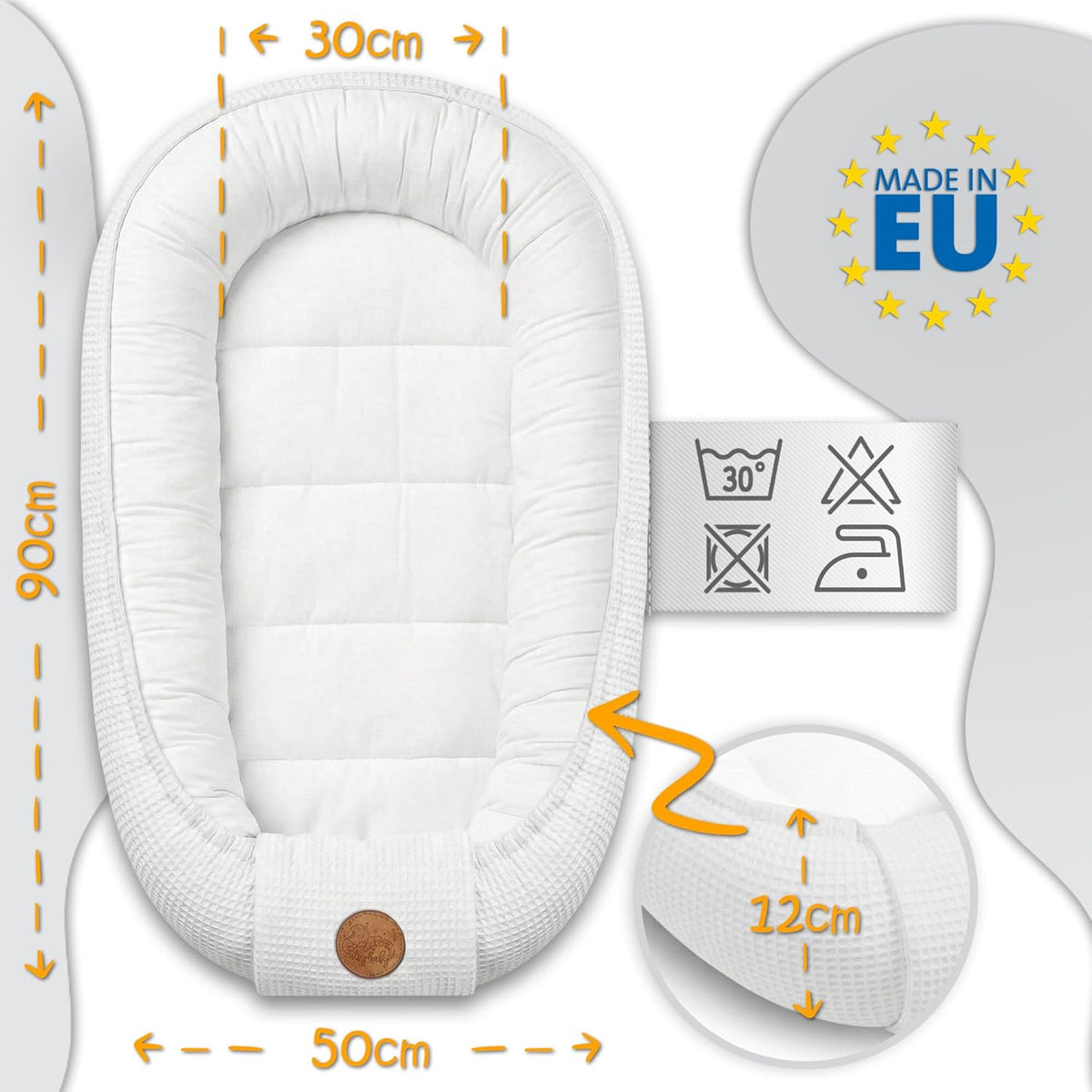 TOTSY BABY ninho para bebé cocoon 90 x 50
