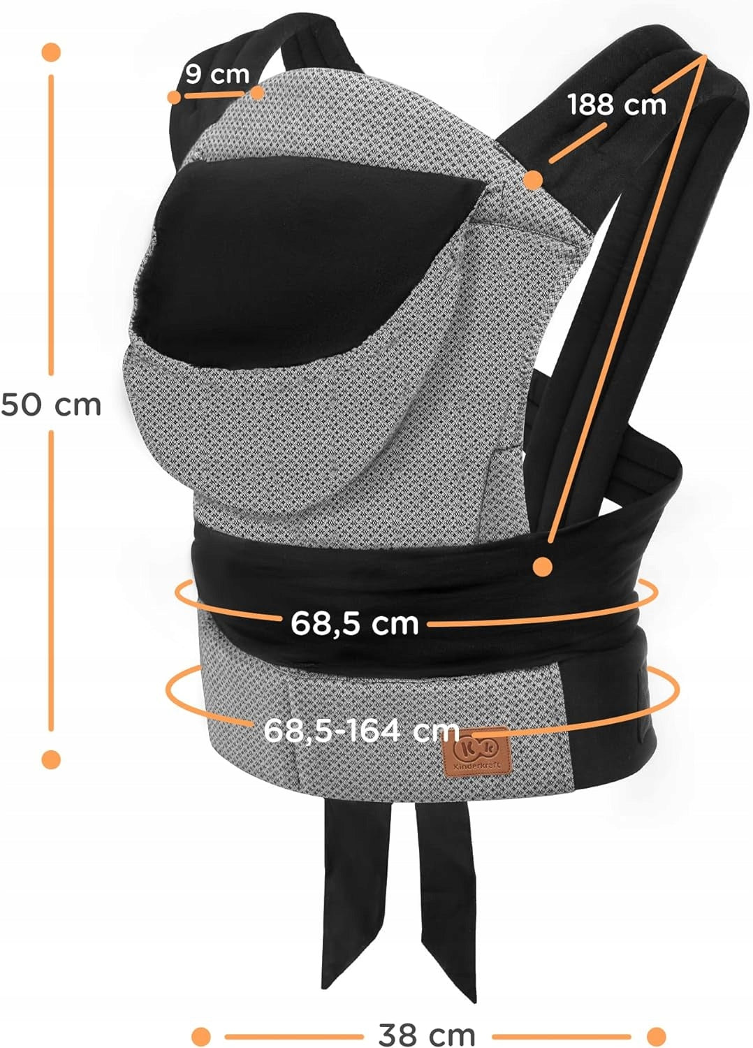 KINDERKRAFT ADOREE ergonomische Babytrage MEI TAI