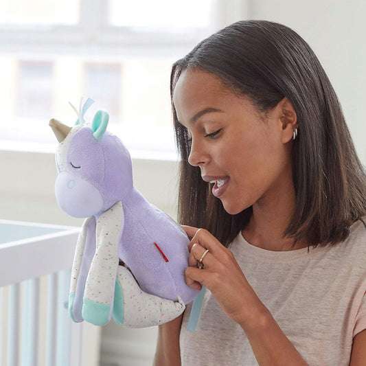 SKIP HOP unicornio interactivo con sensor de llanto y grabación de voz