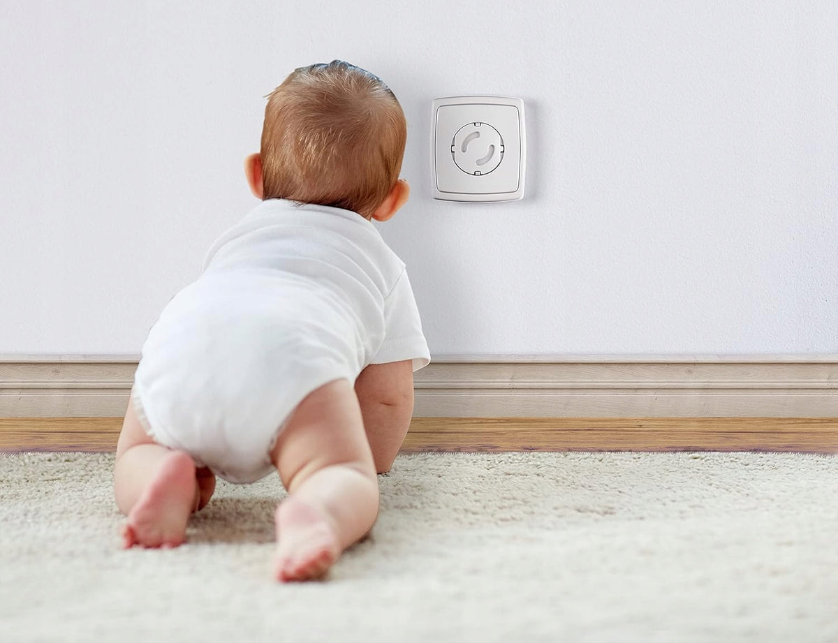 ADLERSFELD zabezpieczenie przed dziećmi do gniazd elektrycznych x1, białe zabezpieczenie gniazdka