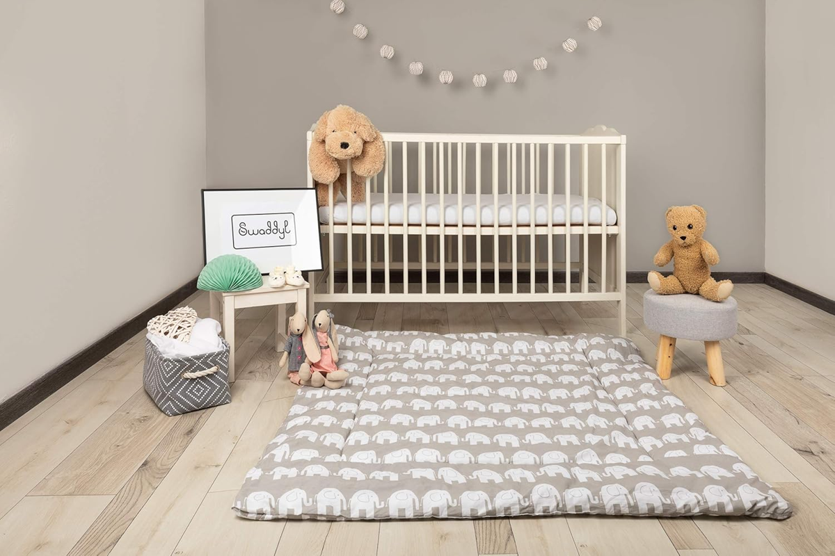 SWADDYL Spielmatte für Babys 100x100 cm