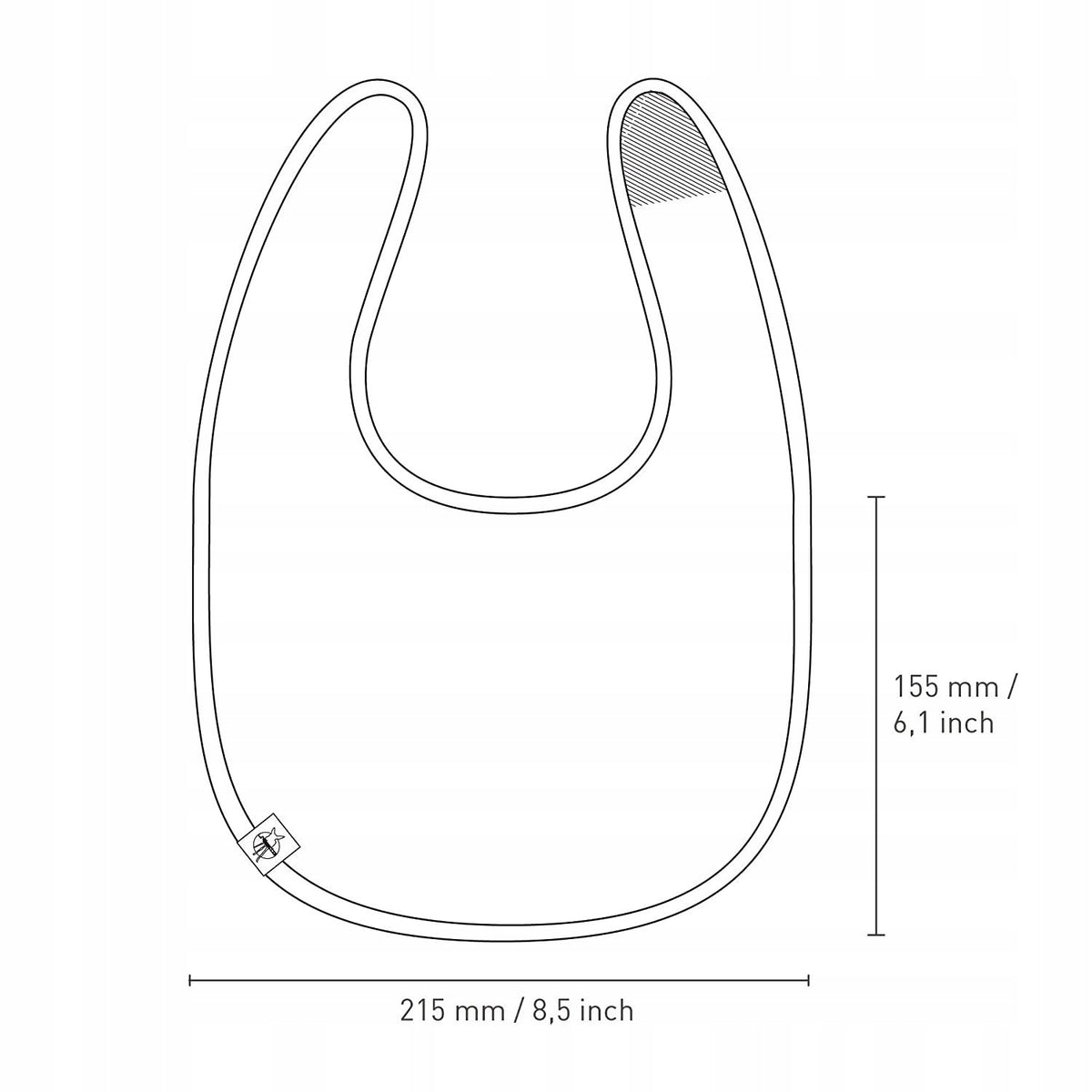 LASSIG Baumwoll-Lätzchen mit Klettverschluss x5 3-18 Monate