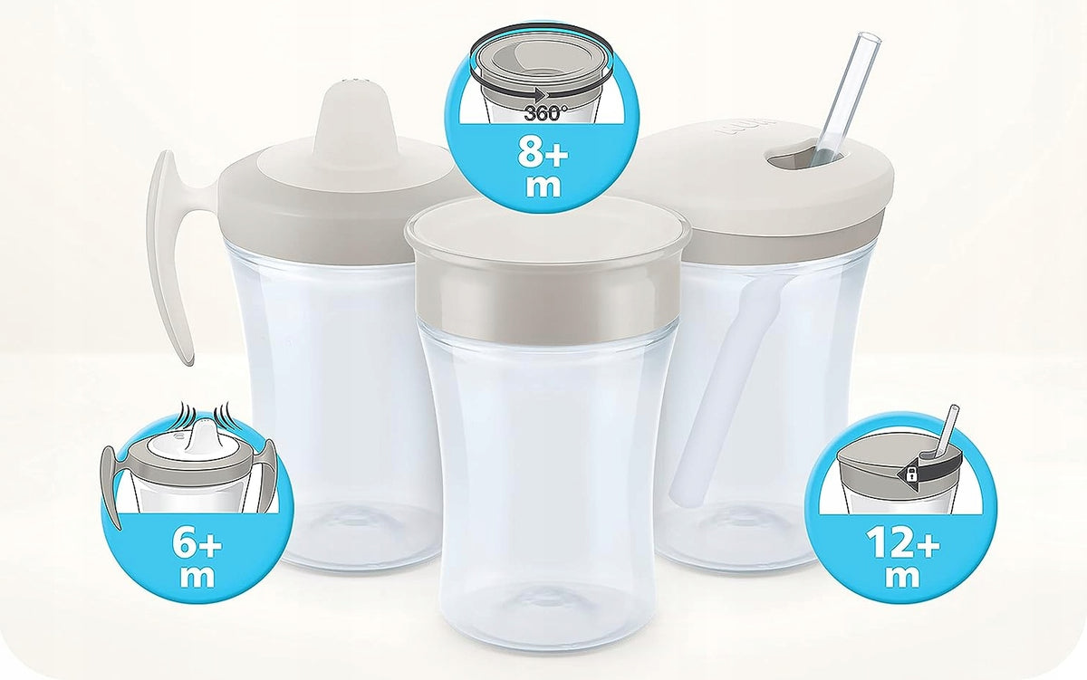 NUK Trainer Cup Auslaufsicherer Trinklernbecher Krake 6m+ 230ml