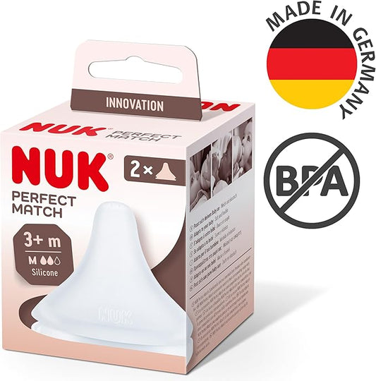 NUK Perfect Match Sauger M mittlerer Durchfluss 3 M+