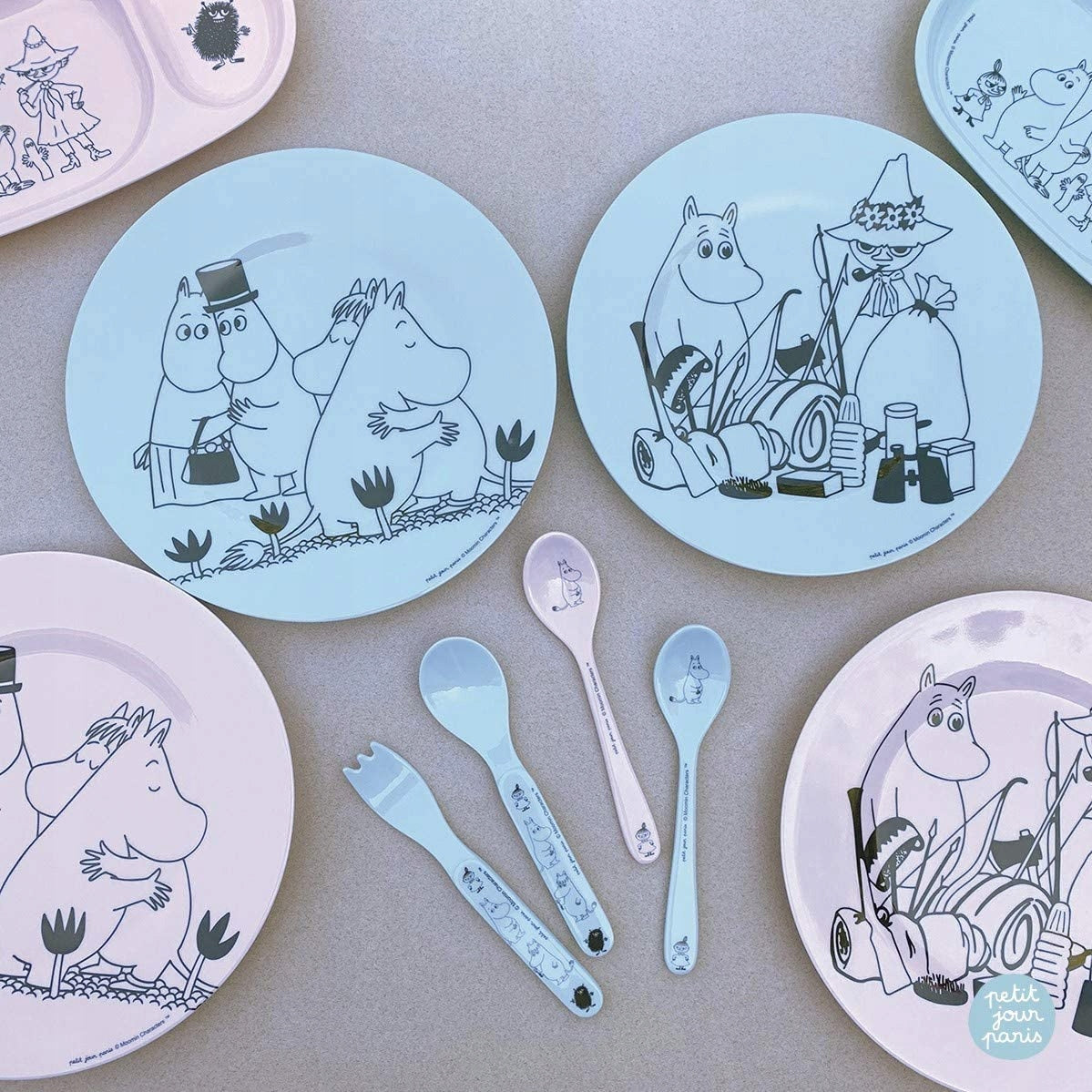 MUMIN-SET, Geschirr, 4 Teile, 6 Monate+