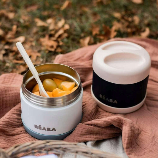 BEABA termos obiadowy 300 ml stal nierdzewna, przenośny termos termiczny dla dziecka