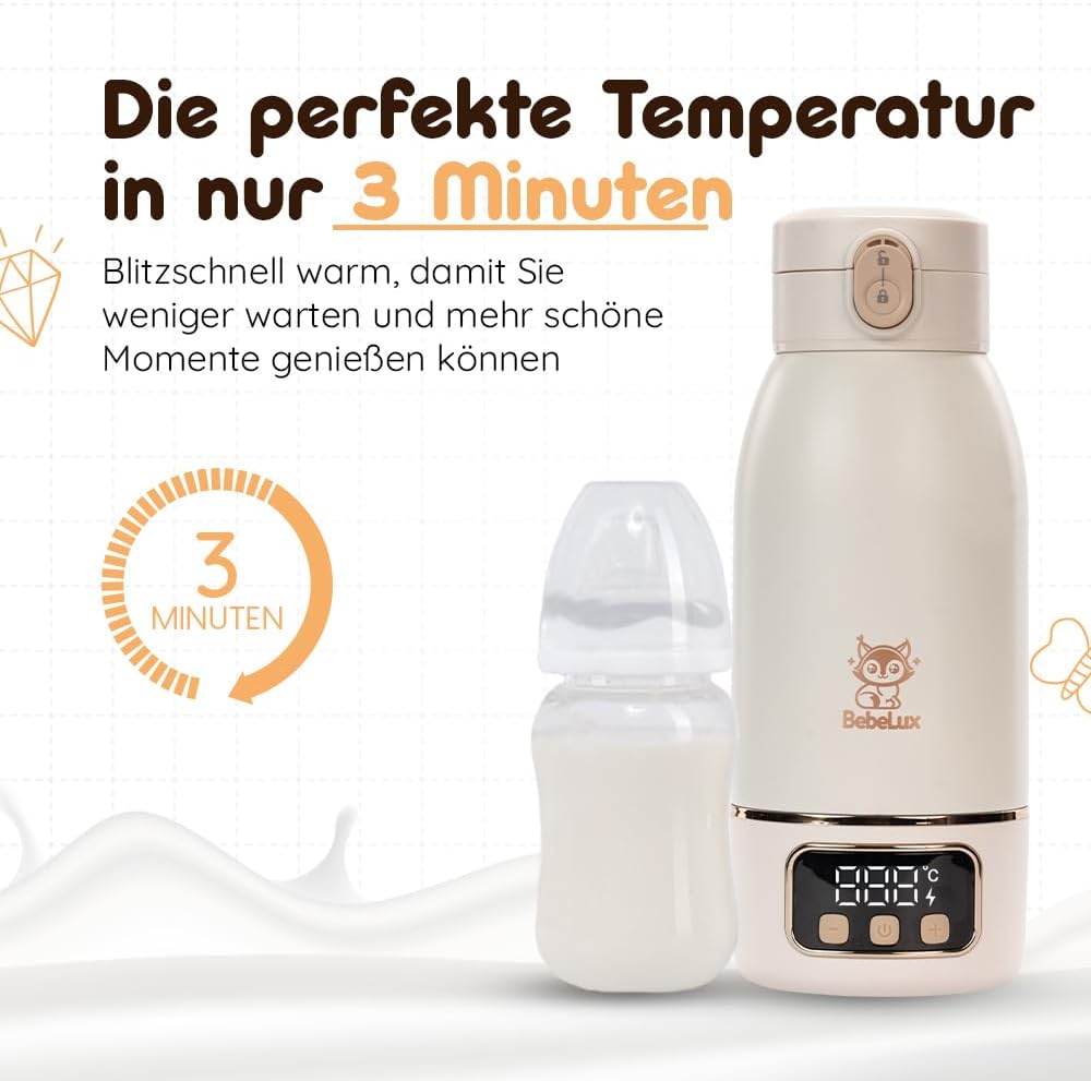 BEBELUX BebeWarm portable USB warmer 3'