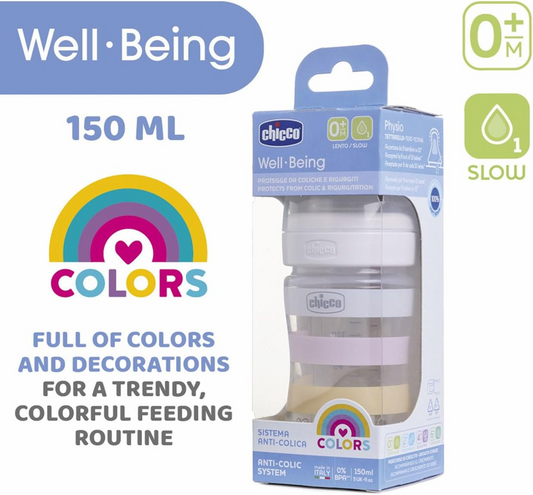CHICCO Well Being Babyflasche 0m+ 150ml – Produktbild 2