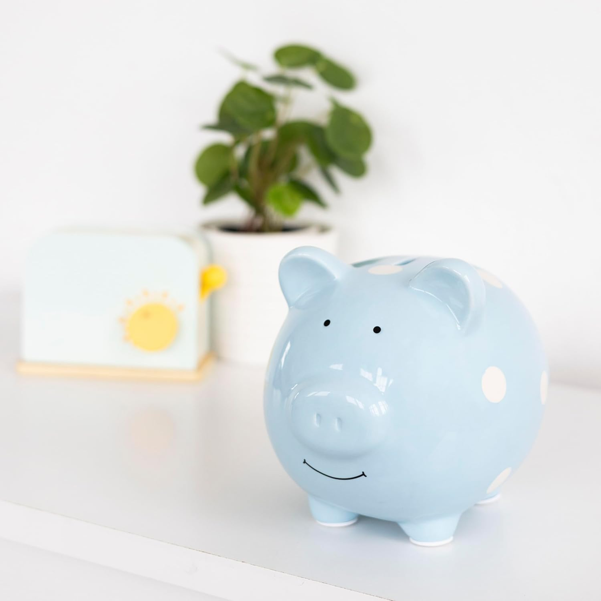 PEARHEAD Piggy Bank Spardose aus Keramik 14,5 x 18 cm