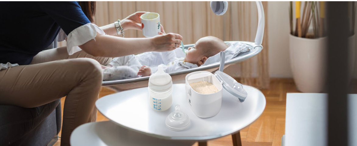 TERMICHY Behälter für Säuglingsnahrung 500 ml 250 g + Messlöffel