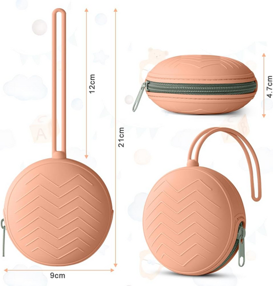 AOLSO Universal Silikon-Schnullerhülle, 9 cm Durchmesser
