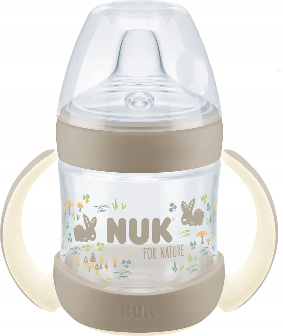 NUK for Nature AUSLAUFSICHERE TRINKFLASCHE 160 ml mit Temperaturanzeige