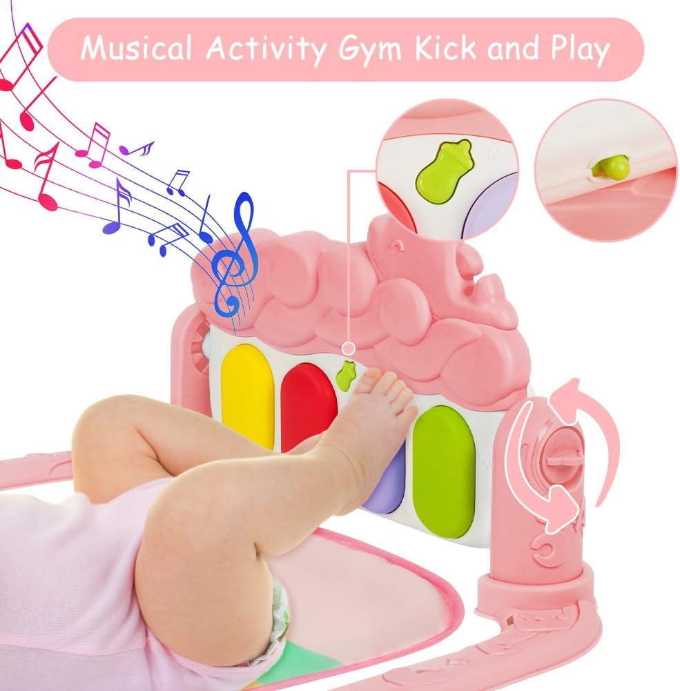 AOMIG Educational Play Mat with Piano, 0–36 Months