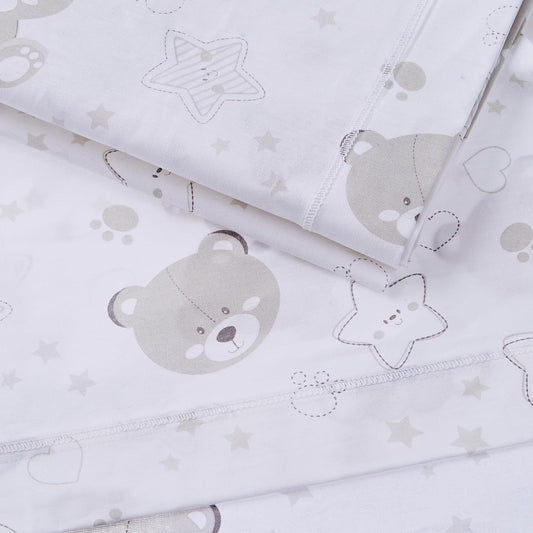ITALBABY 3-teiliges Bettwäscheset 115X175 / 40X60 / 60X130