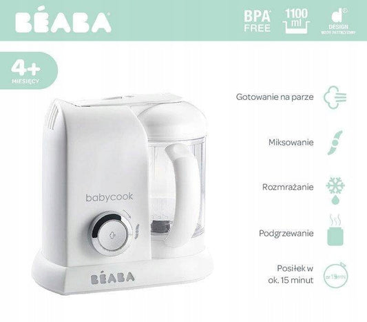 BEABA Babycook KUCHYŇSKÝ ROBOT 4v1 parní hrnec, mixér