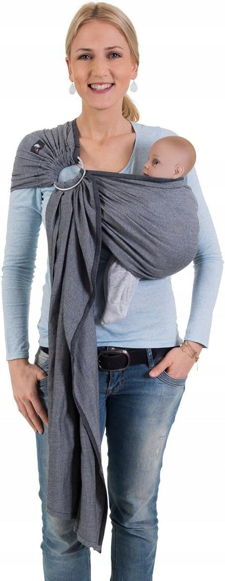 HOPPEDIZ Ringsling zum Tragen von Babys – Produktfoto 2