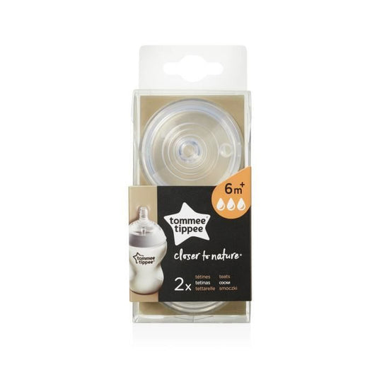 TOMMEE TIPPEE succhietti 6m+ x2 flusso veloce