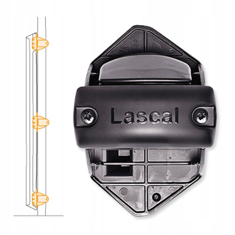 LASCAL KiddyGuard Treppenpfosten-Montagesatz für Verschlussleiste 14-50 mm
