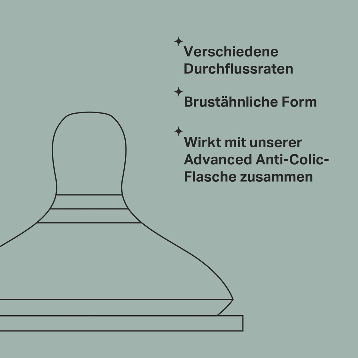 TOMMEE TIPPEE Schnuller 6m+ x2 ADVANCED ANTI-COLIC