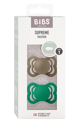 BIBS SUPREME szilikon cumik 0–6 hónapos korig, SZIMMETRIKUS