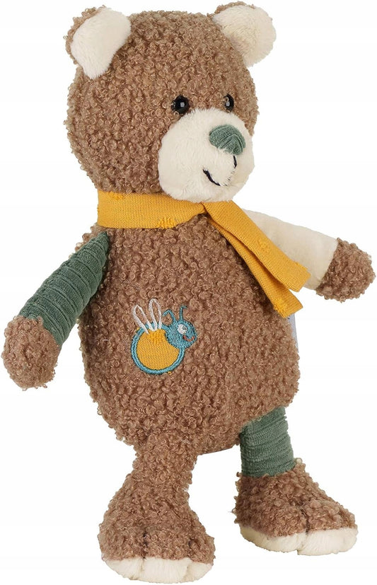 STERNTALER Kuscheltier aus Baumwolle mit Rassel, 23 cm, TEDDY BEN – Produktbild 2
