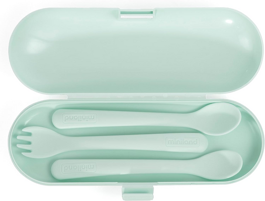MINILAND Picknick-Besteckset + Etui, 4-teilig – Produktfoto 2