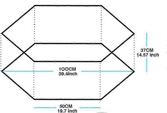 LALAWOW kompakter Trockenballpool 100cm OHNE BÄLLE