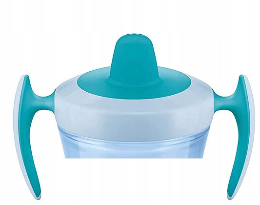 NUK Trainer Cup HRNEK NEKAPEK lev a zebra 6 m+ 230 ml