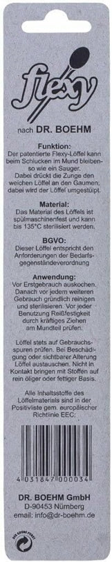 DR. BOEHM Flexy Silikonlöffel 13 cm 2 Stück
