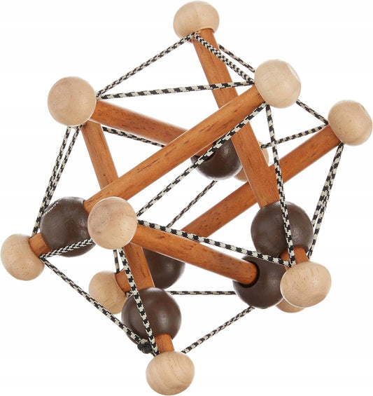 MANHATTAN TOY Holz-Lernspielzeug mit Rassel Greifling Beißring