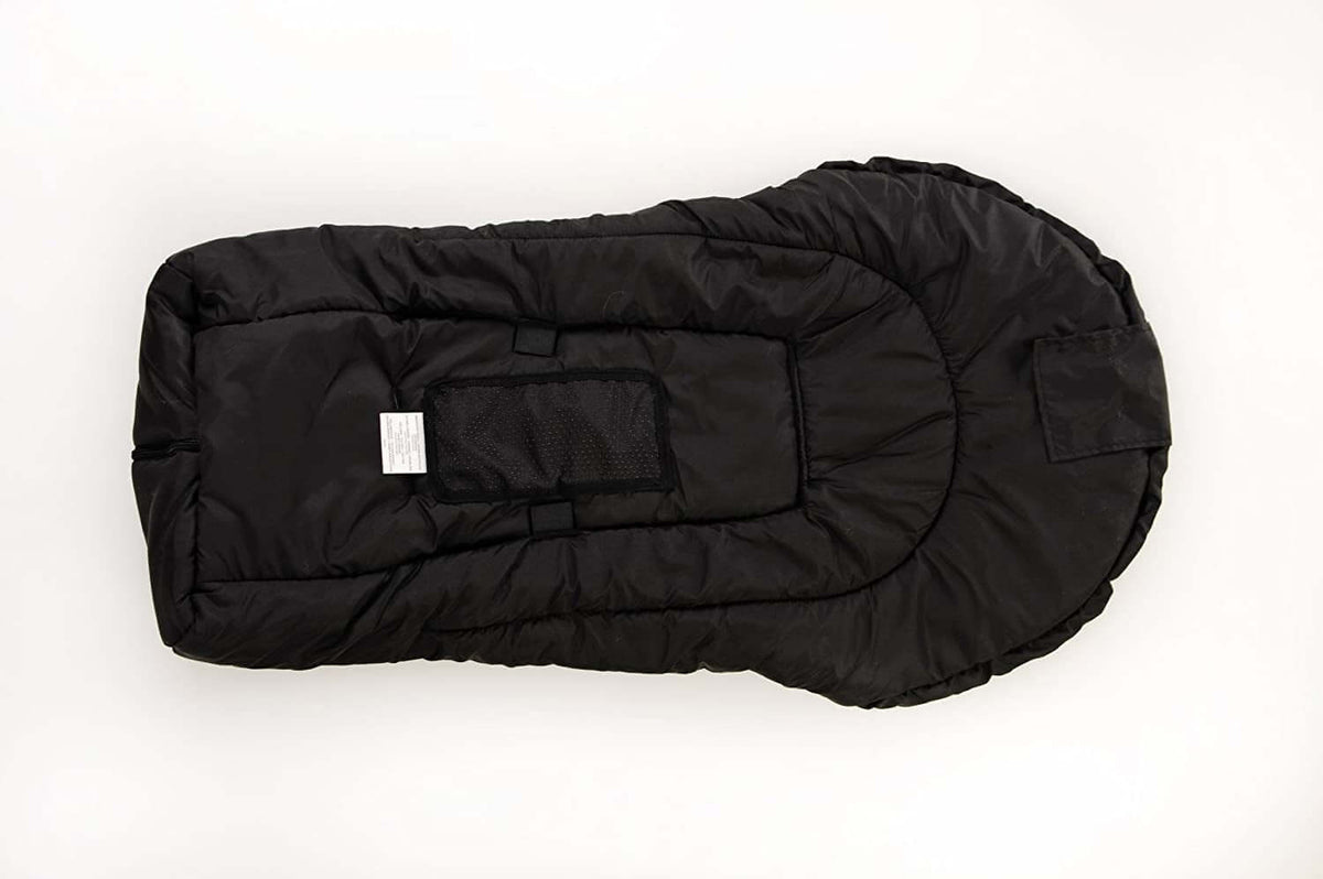 KAISER Fleece ŚPIWOREK polarem 80 x 40 cm czarny do wózka i fotelika, 0-12 m