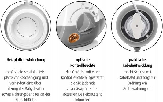 REER SIMPLY HOT Flaschen- und Gläschenwärmer – Produktfoto 2