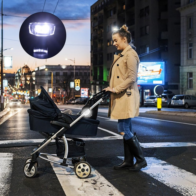 HOVCEH Silikon wasserdichte LED-Lampe für Kinderwagen 1 Stück