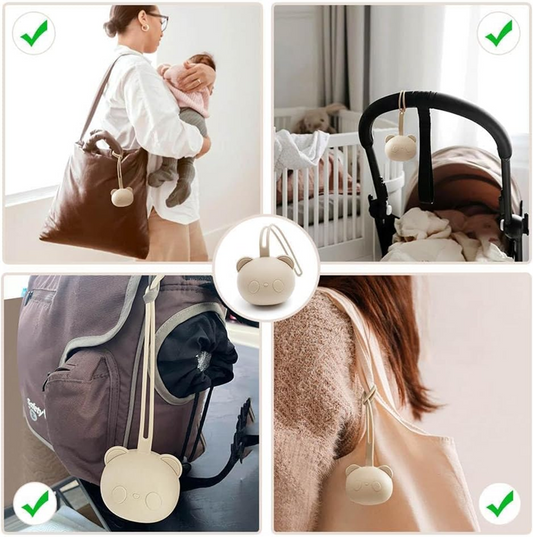 CAJA panda pacifier case