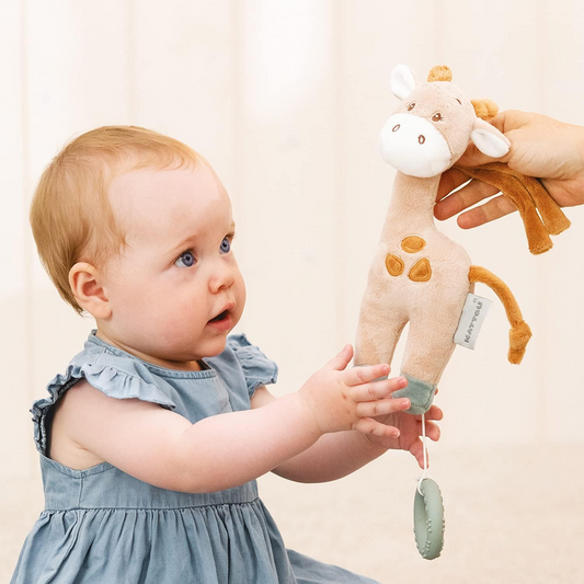 NATTOU Plüsch-Spieluhranhänger La-Le-Lu GIRAFFE LUNA 22 cm