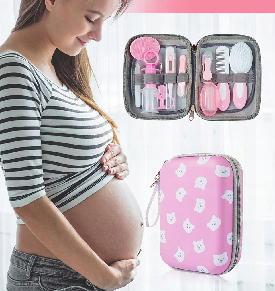 LICTIN Baby-Pflegetset 12-teilig + Etui