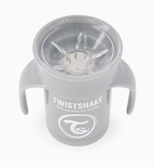 TWISTSHAKE cseppmentes 360 fokos itatópohár 230 ml 6 hónap+