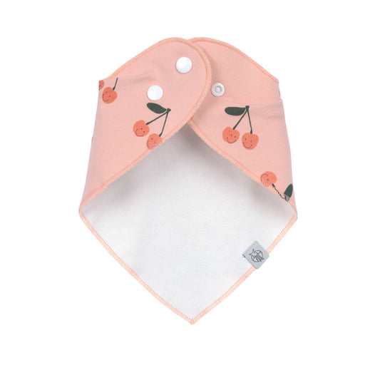 Lässig Happy Fruits Cherry Bandana-Lätzchen mit Druckknöpfen