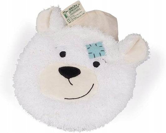 GRUNSPECHT Eisbär Wärmekissen mit Kirschkernen