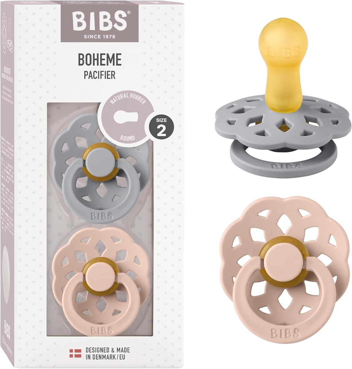 BIBS BOHEME sutter 2-pak 6 mdr.+