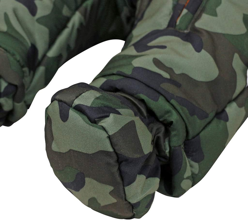 JIAMY Winteroverall mit Kapuze 9-12 Monate + Handschuhe und Schuhe