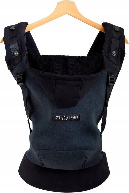 LOVE RADIUS ergonomische Babytrage mit Kapuze HOODIE CARRIER