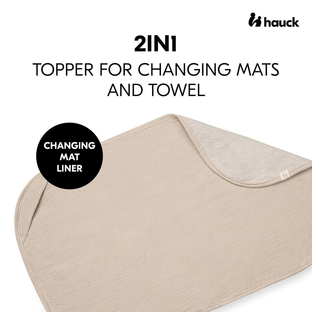 HAUCK Frottee-Auflage für Wickelauflage Topper