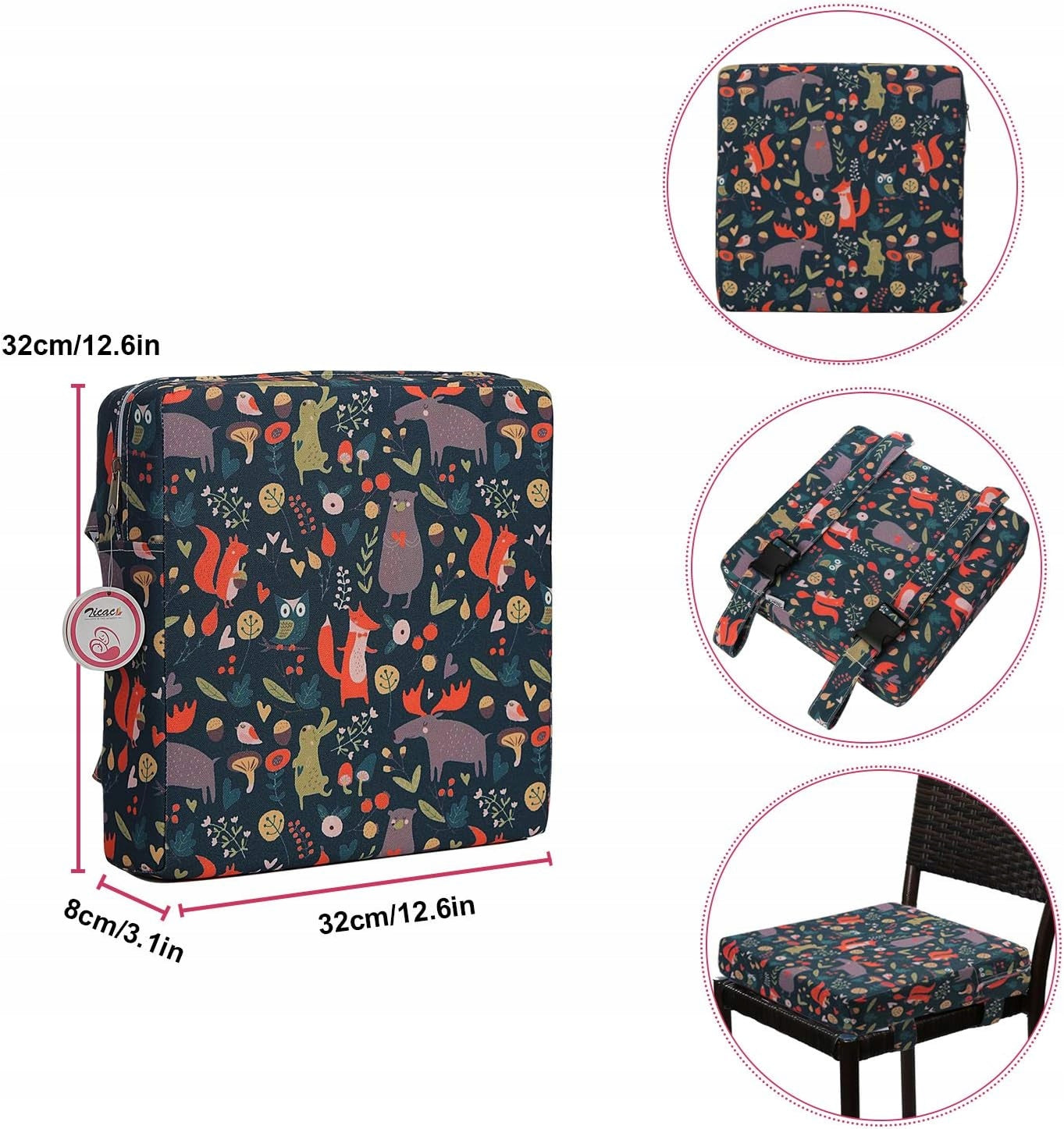 ZICAC children's chair booster seat