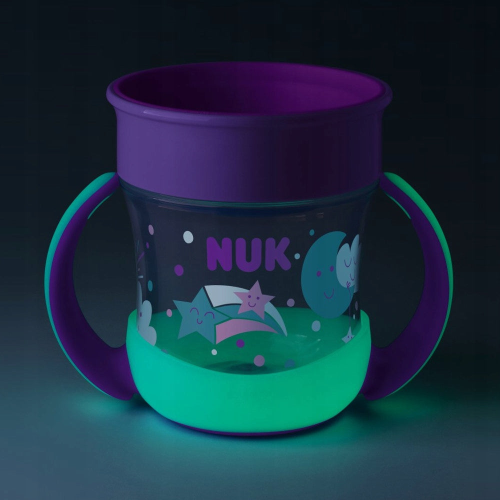 NUK Mini Magic Cup LEUCHTENDER AUSLAUFSICHERER BECHER 160 ml