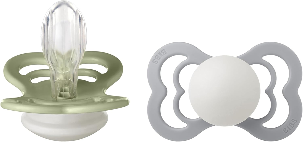BIBS SUPREME GLOW Silikon Schnuller 6 Monate+ SYMMETRISCH
