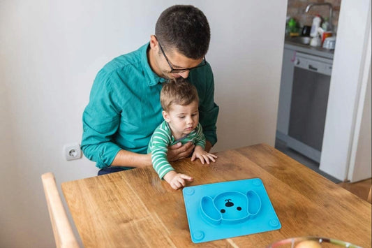 TODDLER rutschfeste Tellermatte mit 3 Fächern – Produktfoto 2